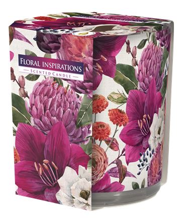 detail Bispol vonné svíčky ve skle 100g SN72 Floral inspiration