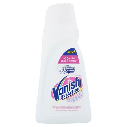 detail Vanish 1l Čištič tekutý na skvrny Oxi Action White (Bílý)