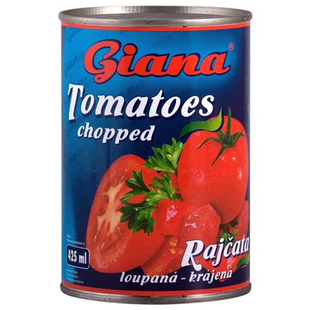detail Giana rajčata loupaná krájená 425ml (12)