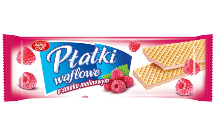 chi tiết Skawa wafle 130g oplatky Malinové (18)