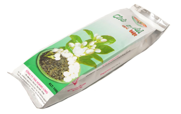 chi tiết Hoang Long Zelený čaj (che hoa nhai dac biet) 100g (100)