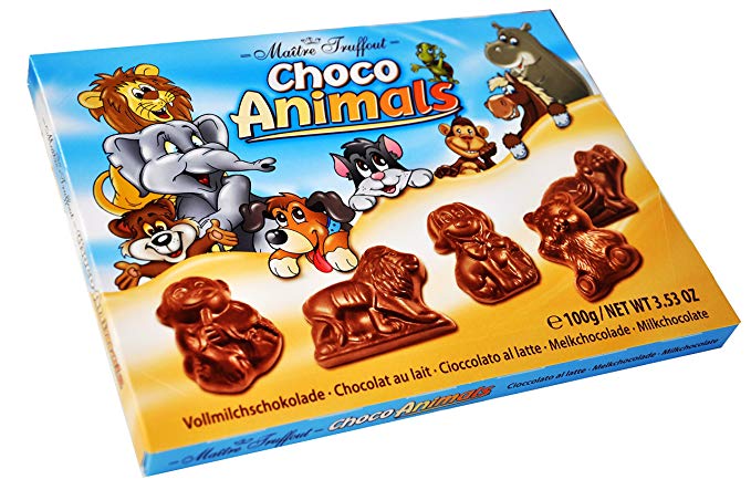 chi tiết Maitre Truffout Choco Animals 100g čokoláda (22)