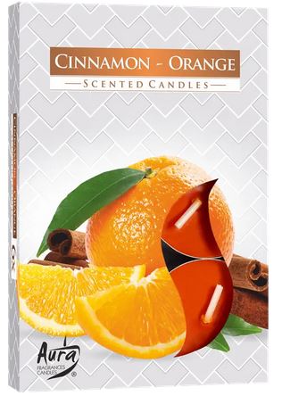 chi tiết Bispol čajové svíčky 6ks Cinnamon-orange