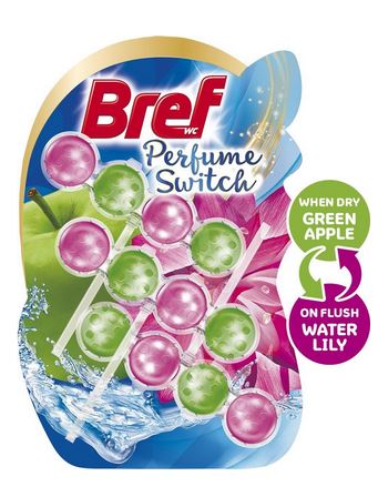 detail Bref kuličky WC závěs 3x50g Apple Lily Perfume