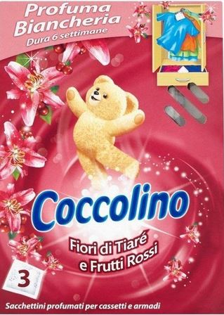 detail Coccolino vonné sáčky 3ks Frutti Rossi (červený) (8)