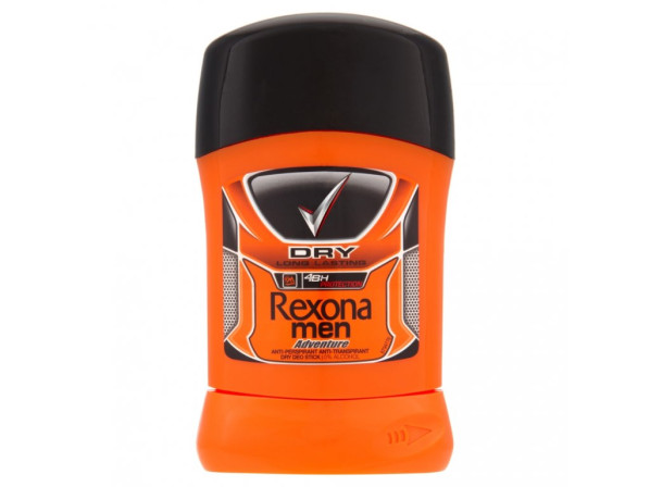 detail Rexona tuhý 50ml Men Adventure (6)