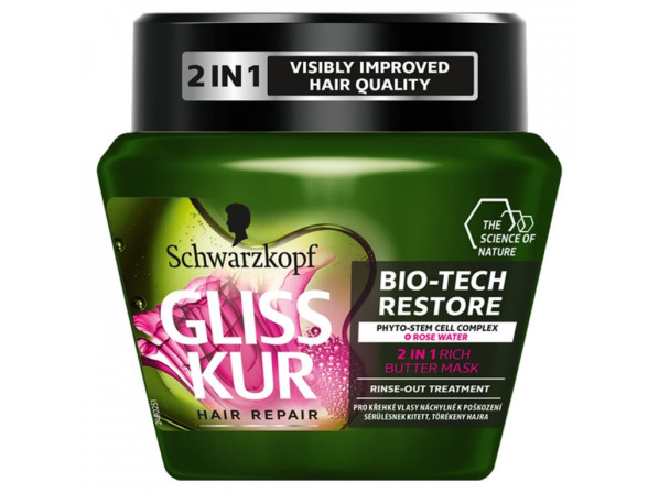 detail GlissKur 300ml maska na vlasy Butter Mask (6)