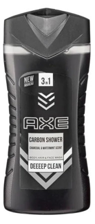 chi tiết Axe sprchový gel 250ml Carbon Shower