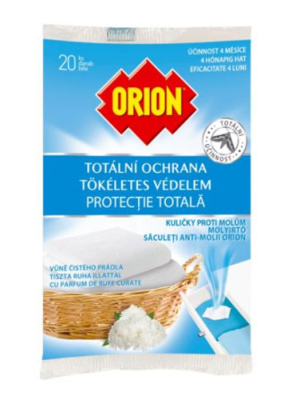 detail Orion kuličky proti molům 20ks čisté prádlo