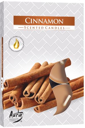 detail Bispol čajové svíčky 6ks Cinnamon