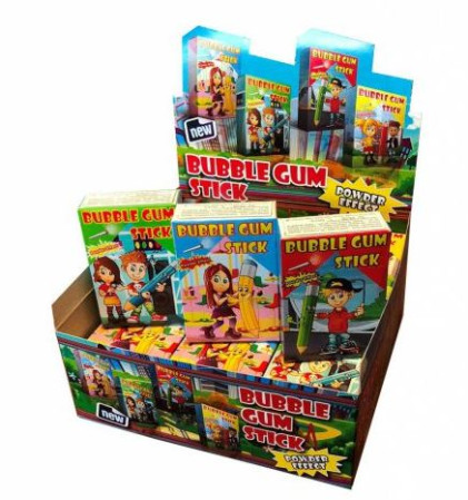 chi tiết Bubble gum stick žvýkačky 35g (keo cao su hinh but chi) (18)