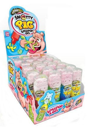 chi tiết JohnyBee Snotty pig 40g - lízatko s gelem (24)