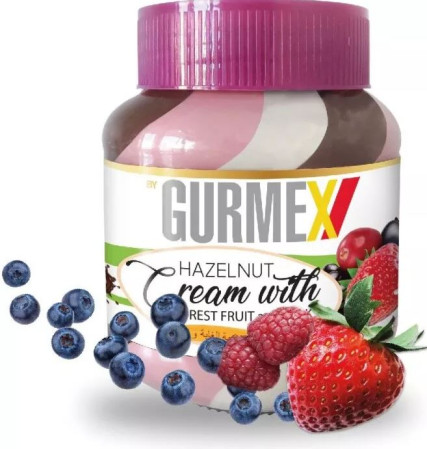 chi tiết GURMEX džem 350g oříšek s jahodami/lesní ovoce (12)
