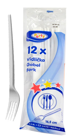 detail Party vidlička 16,5cm 12ks