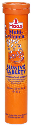 chi tiết Haas šumivé tablety 80g Multivitamín (C sui) (12)