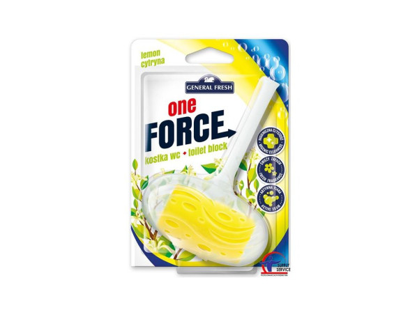 chi tiết General Fresh one force kostka do WC 40g Lemon závěs