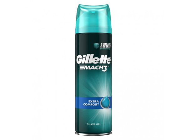 detail Gillette mach3 gel na holení 200ml extra Comfort
