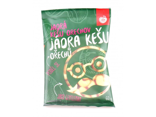 detail IBK Kešu jádra natural 60g smajlik (20)