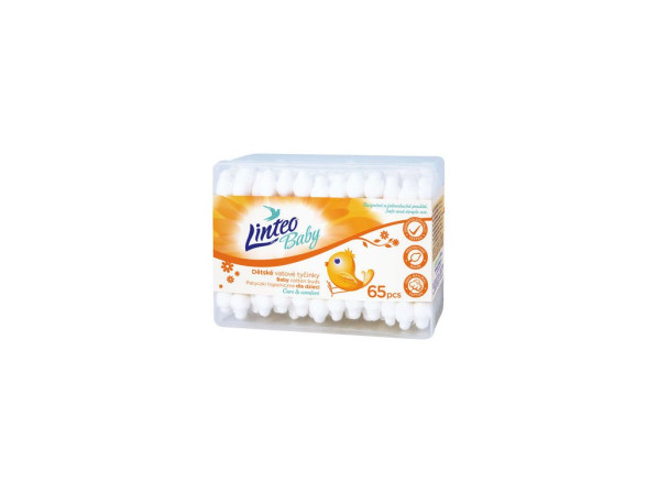 detail Linteo Vatové tyčinky v krabici 65ks Baby (60) / Ngoay tai hop
