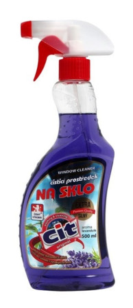detail Cit čistič na sklo 500ml levandule
