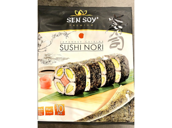 chi tiết Sensoy Sushi Nori 25g Mořské řasy (20)