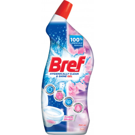 detail Bref 700ml WC Power Aktiv gel Flower (Floral Delight)