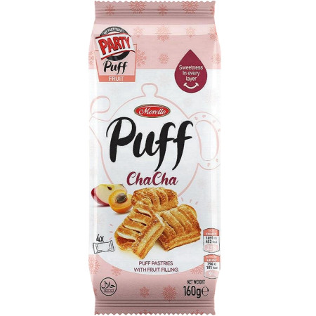 detail Morello Puff 160g Chacha Pečivo z listového těsta s náplní (24)