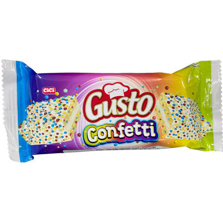 detail Gusto CONFETTI dort s barevnými granulemi 50g (24)