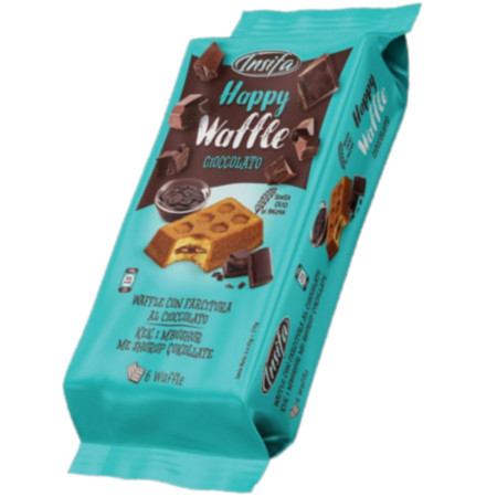 detail Happy Waffle 270g s čokoládovou náplní (12)
