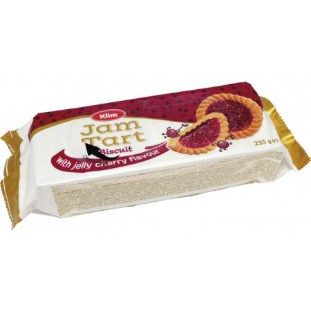 detail Klim Jam Tart 235g sušenky s Cherry náplní (18)
