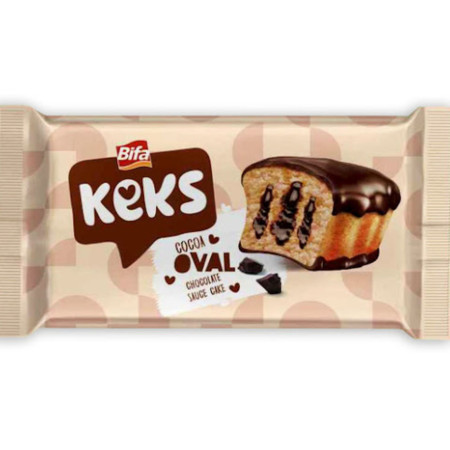 detail Bifa Keks Oval 40g pečivo s Kakaovou náplní (24)