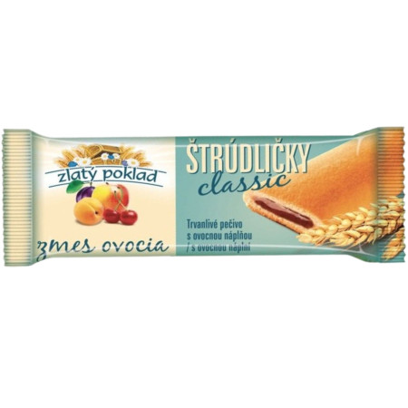 detail Zlatý Poklad štrúdličky 21g pečivo Classic s ovocnou náplní (36)