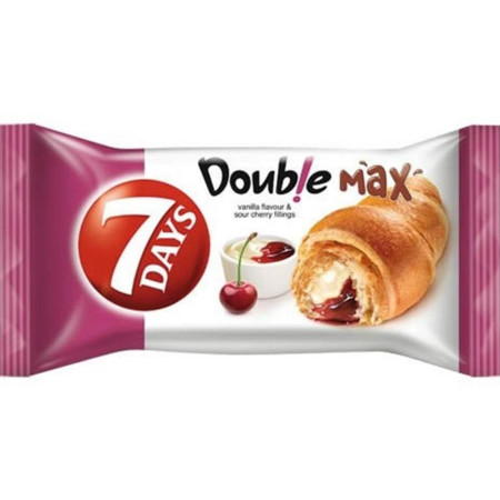 chi tiết 7days Croissant 80g Double Max Vanilka a Višeň (20)