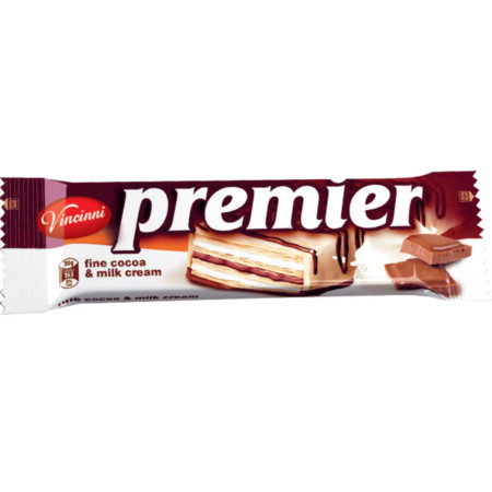 detail Vincinni Premier oplatek 30g Cocoa and Milk cream (24)