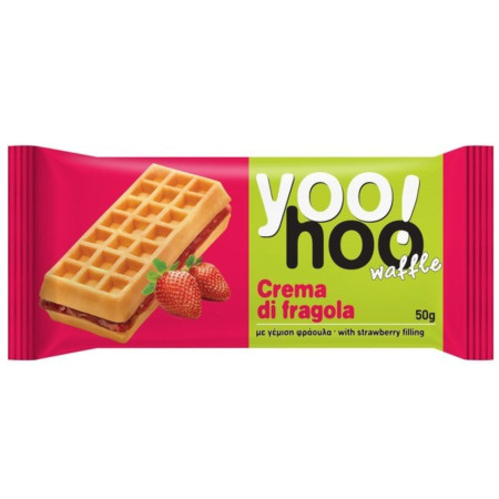 detail Yoo Hoo! Waffle 50g jahoda (12)