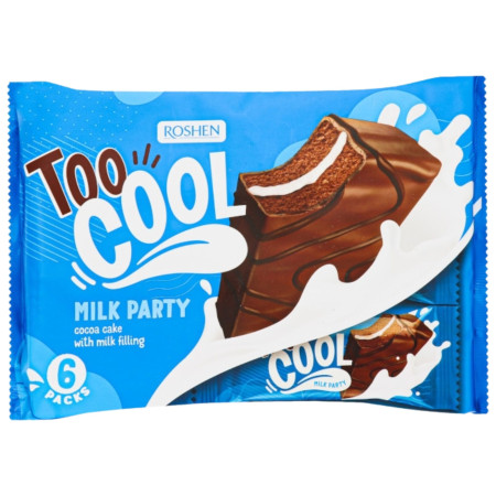 detail Roshen Too Cool sponge cake 270g Milk Party (12)