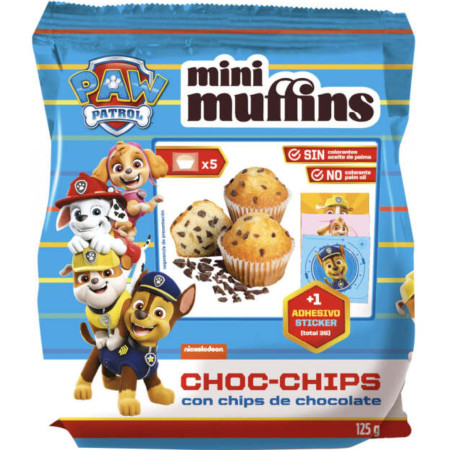 chi tiết El Quiteriano Mini Muffins 125g Paw Patrol s kousky čokolády (10)
