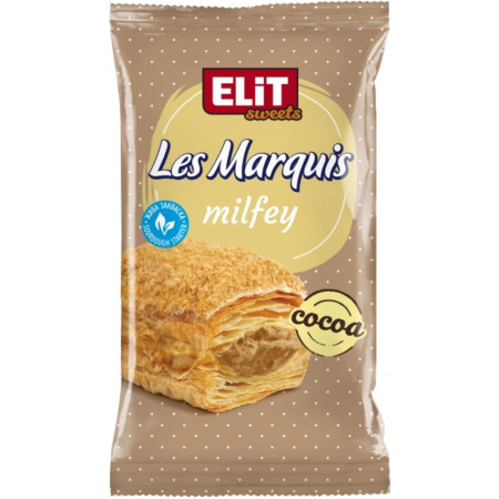 detail Elit Ideal Les Marquis 72g Milfey pečivo Cocoa (14)