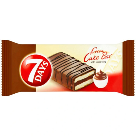 chi tiết 7days Cake Bar 32g dezert kakaový s kakaovou polevou (16) Trvan. 4/1/2026