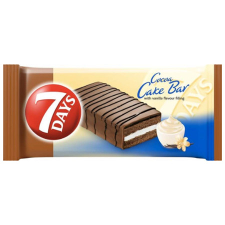 chi tiết 7days Cake Bar 30g dezert vanilkový s kakaovou polevou (16)