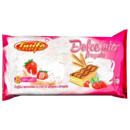 detail Dolce Mio 180g Řez s náplní s jahodovou příchutí (12)