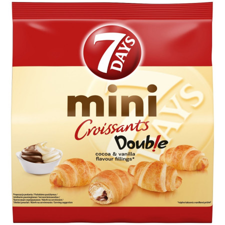 detail 7days Croissant mini 185g Cocao a Vanila (10)