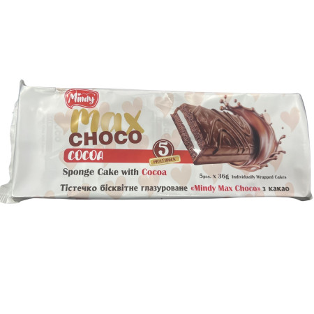 chi tiết Mindy Max Choco Cake 180g pečivo Cocoa (22)