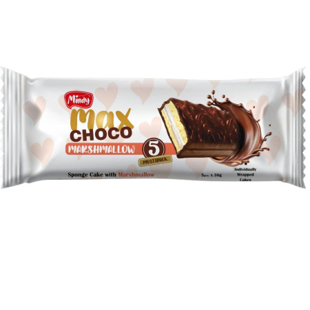 detail Mindy Max Choco Cake 180g pečivo Marshmallow (22) HN
