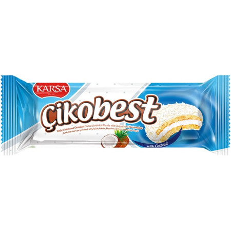 detail Cikobest bílá čokoláda 48g s kokosem (24)