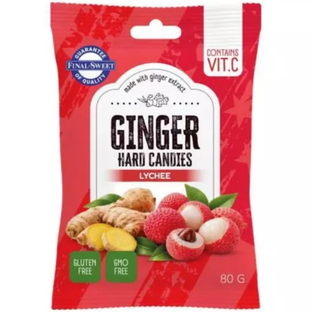 detail Ginger Hard Candies 80g bonbón Lychee keo gung (26)