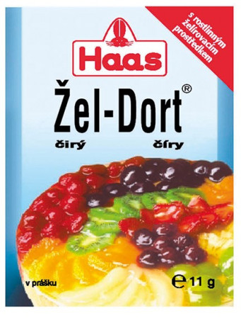 detail Haas želatina - dort čirý 11g (50)
