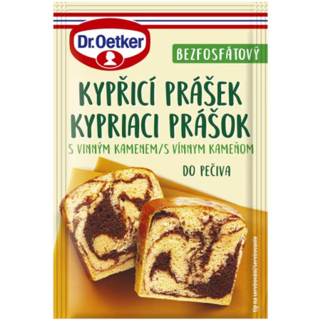 chi tiết Dr. Oetker Kypřící prášek s Vinným kamenem 15g (30)