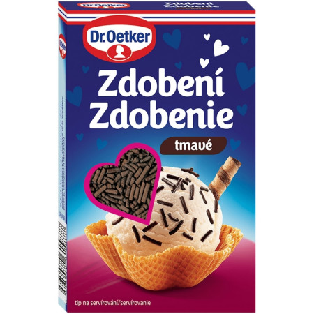 detail Dr. Oetker Zdobení tmavé 80g (10)