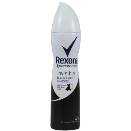detail Rexona deosprej 150ml Invisible Black & White Diamond (6)